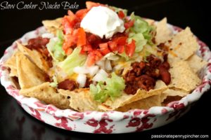 Slow Cooker Nacho Bake