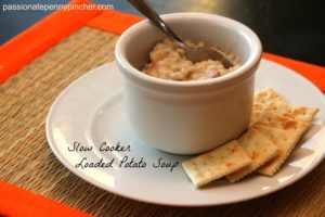 Slow Cooked Loaded Potato Soup