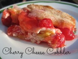 cherrycheese-cobbler-300x225 Cherry Cheese Cobbler