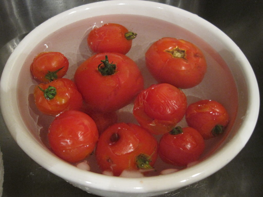 Tomatoes in bowl