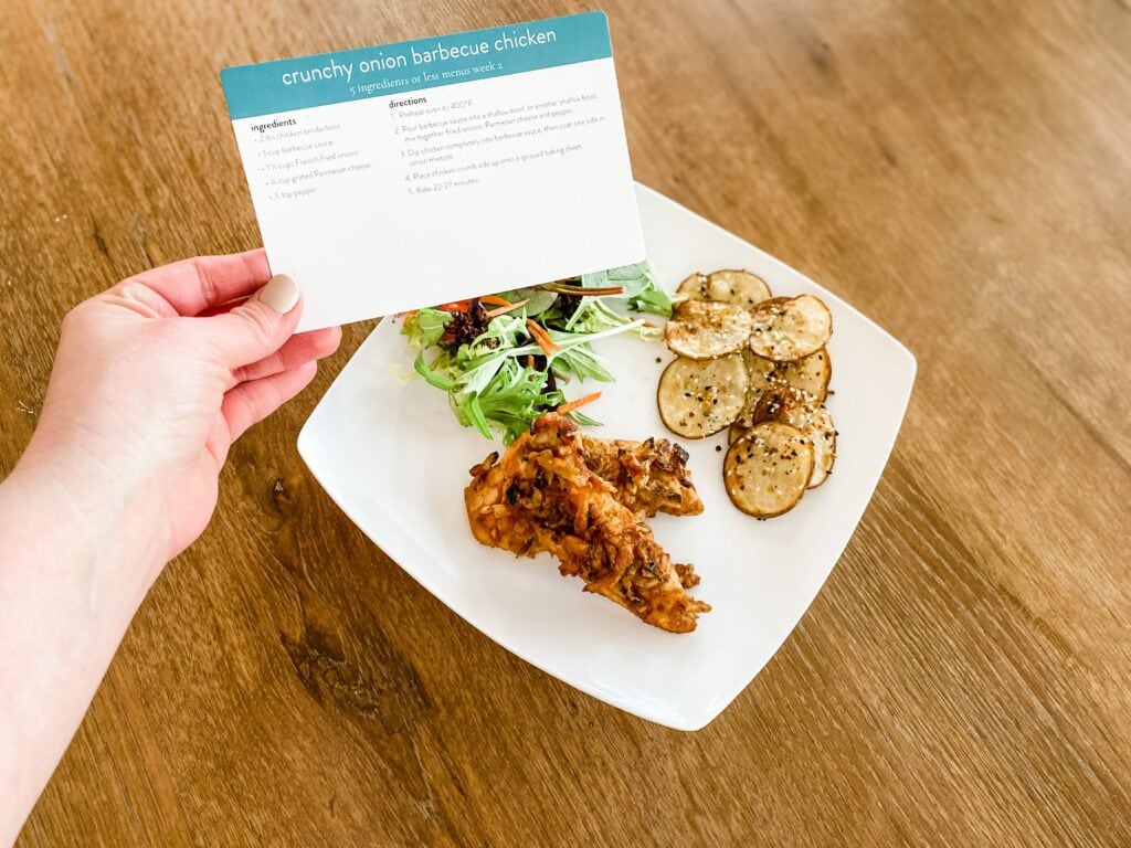 Crunchy Onion Barbecue Chicken