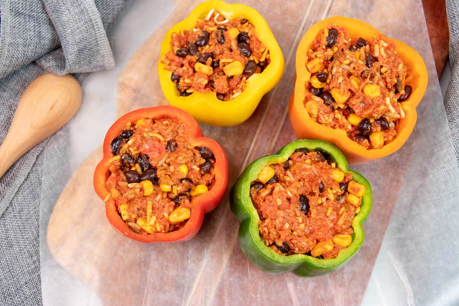 Filled peppers