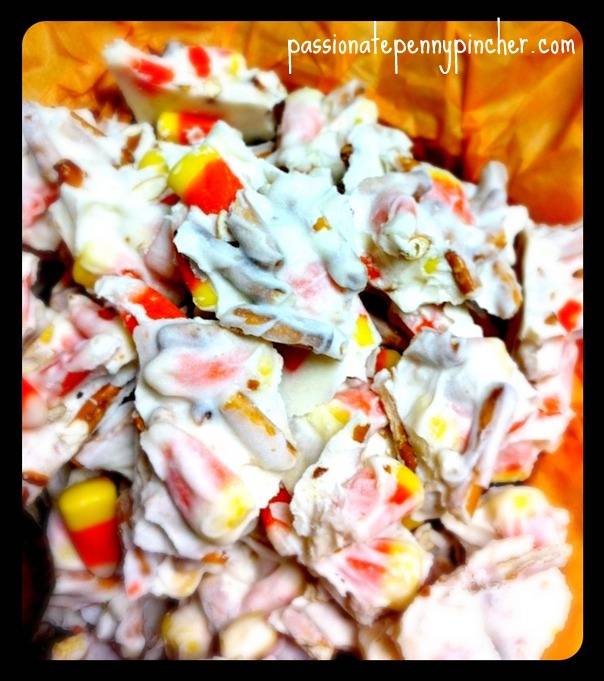 Halloween Candy Recipes - Candy Corn Bark