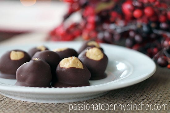 Buckeyes on plate