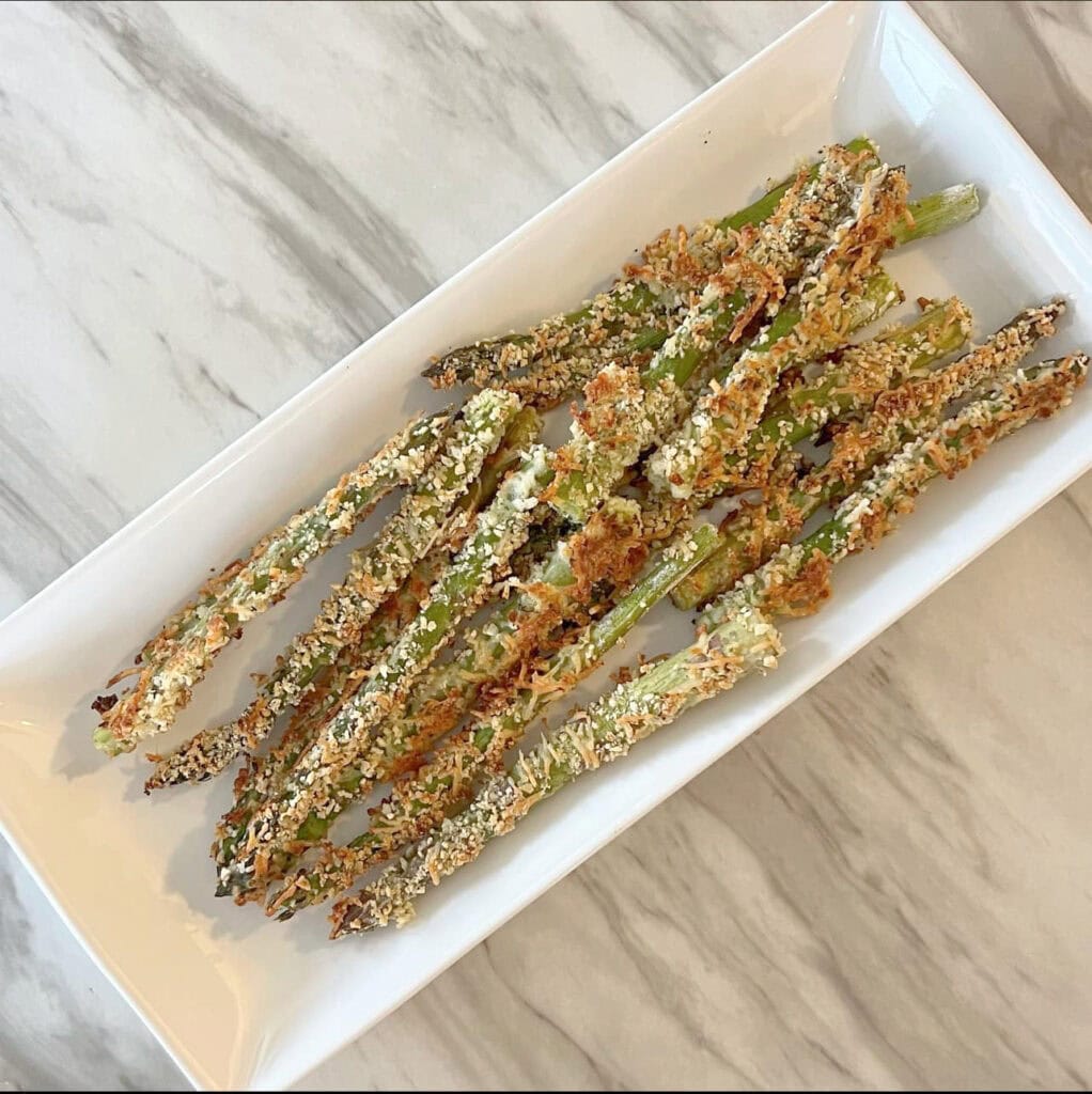 oven baked asparagus fries