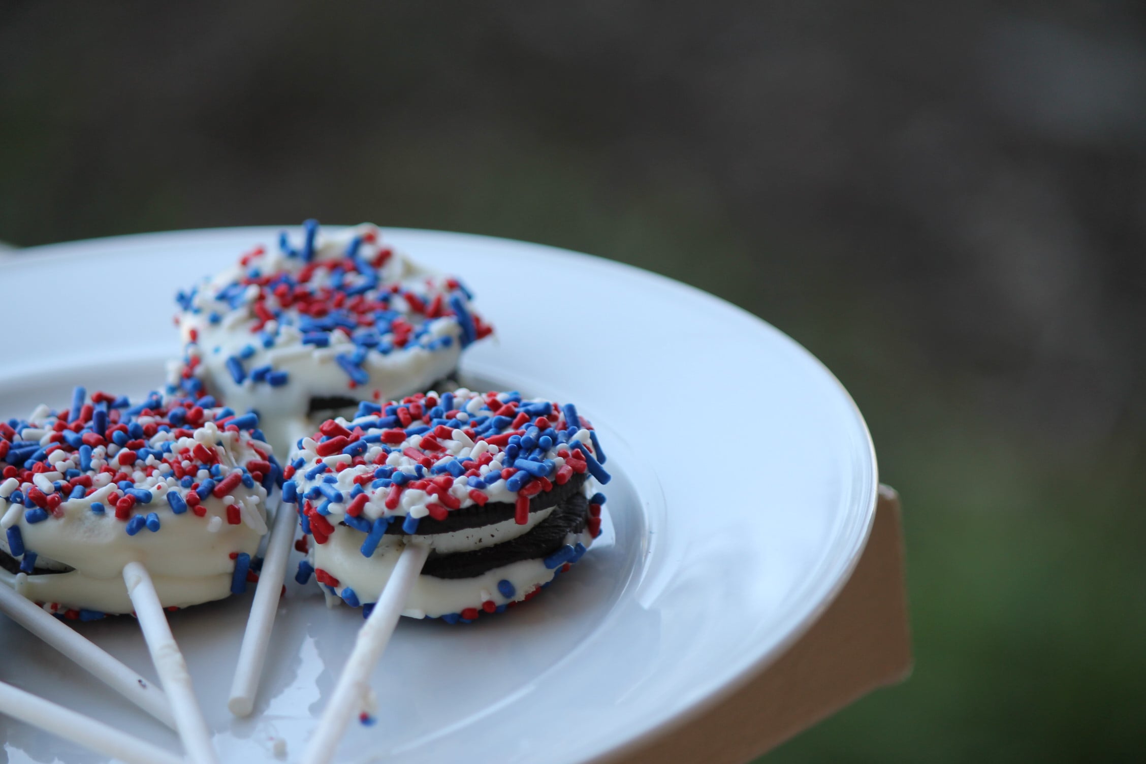 oreo Pops for 4th of July 