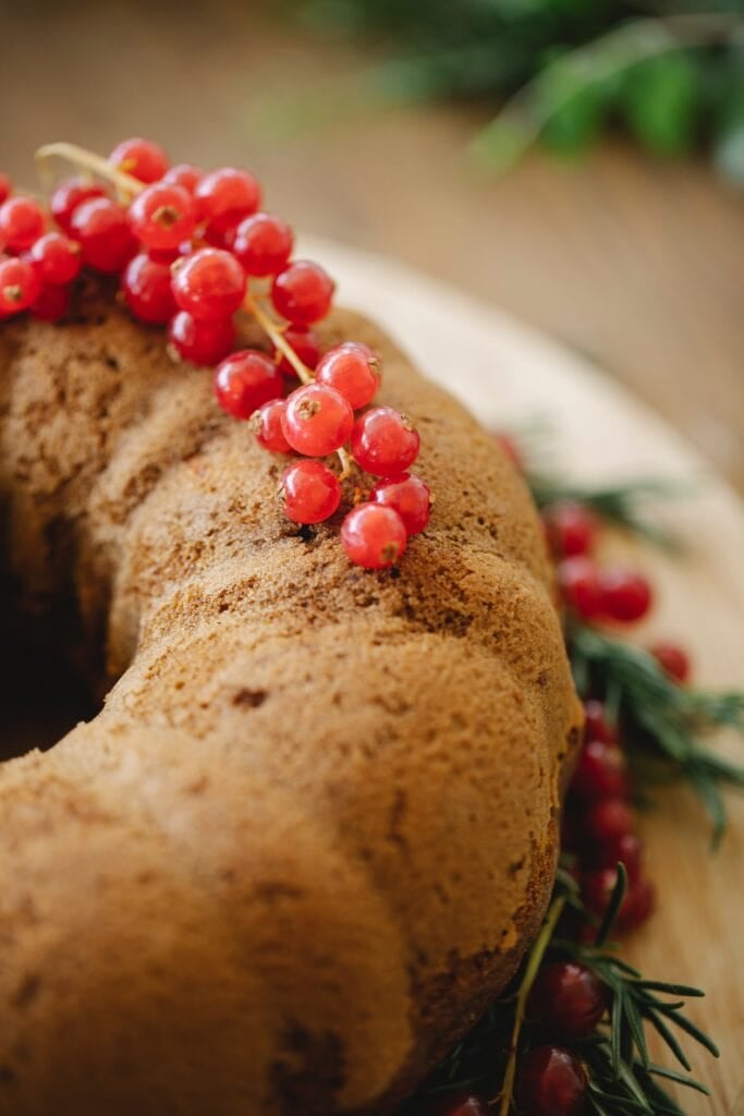 Pumpkin Cranberry Cake with Cream Cheese Icing - Photo by Tim Douglas from Pexels