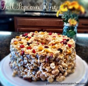 Fall Popcorn Ring Recipe