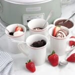 Slow Cooker Mug Brownies