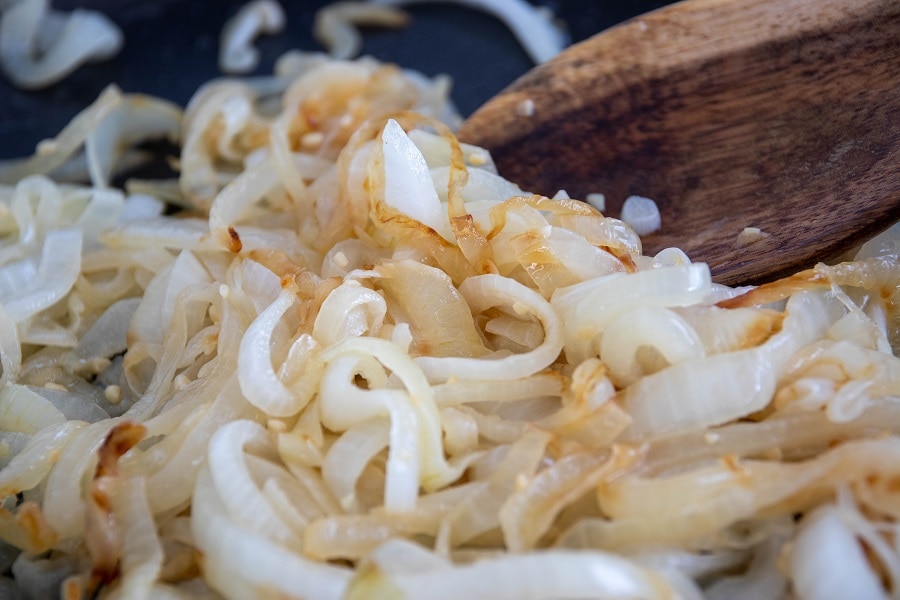 caramelized onions for soup 