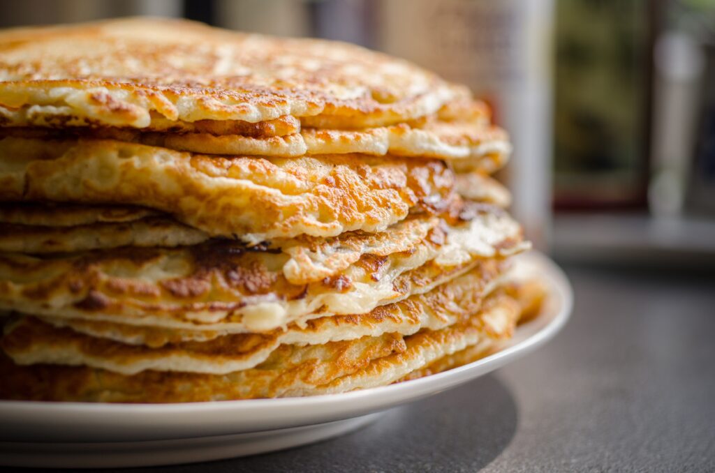 stack of pancakes