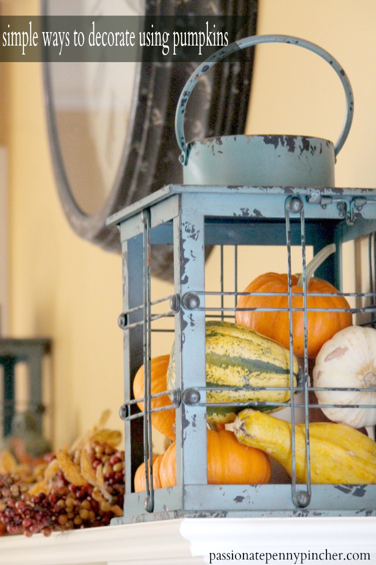 Decorating with Real Pumpkins for Fall 