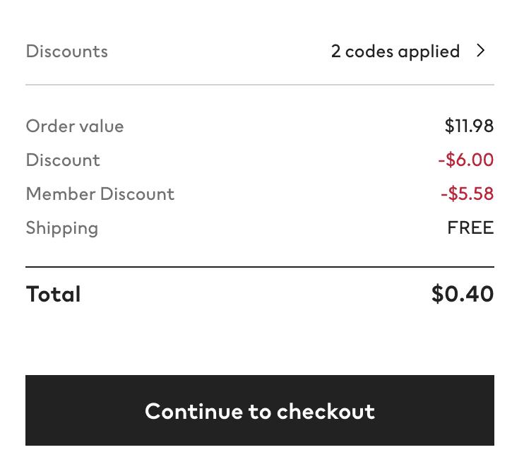 H&M sale