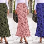 BTFBM Floral Maxi Skirt