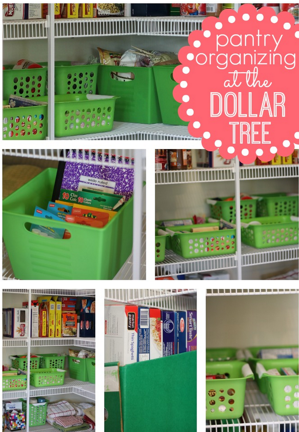 Pantry Organizing At The Dollar Tree