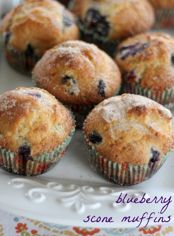Blueberry Scone Muffins