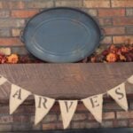 harvest pennant banner no sew