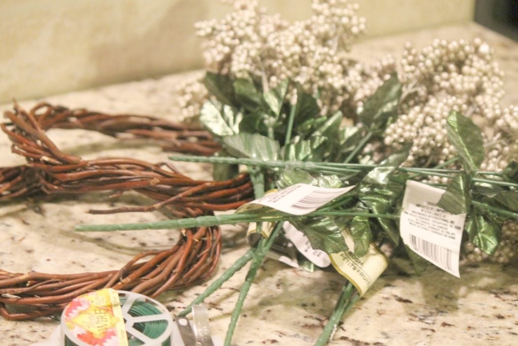 berry sprigs from dollar tree