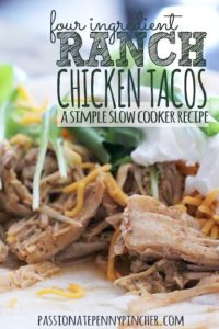 ranch chicken tacos