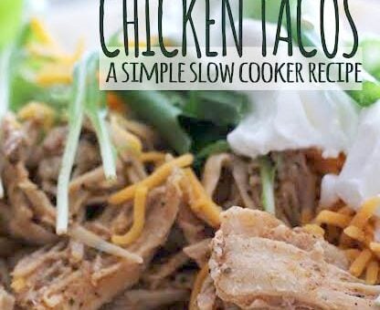 ranch chicken tacos