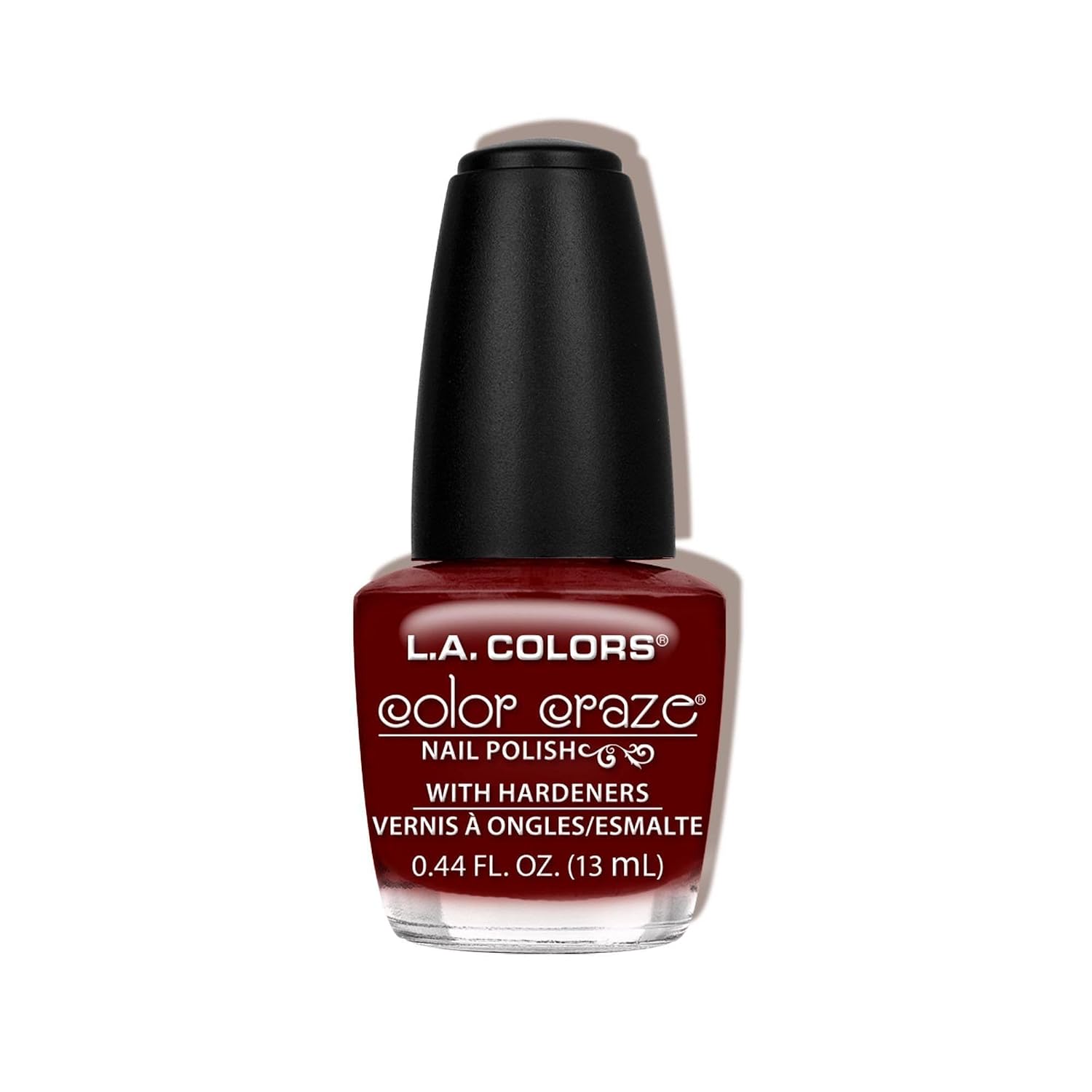 L.A. COLORS Color Craze Nail Polish, Hot Blooded CNP406 L.A. COLORS Color Craze Nail Polish, Hot Blooded CNP406