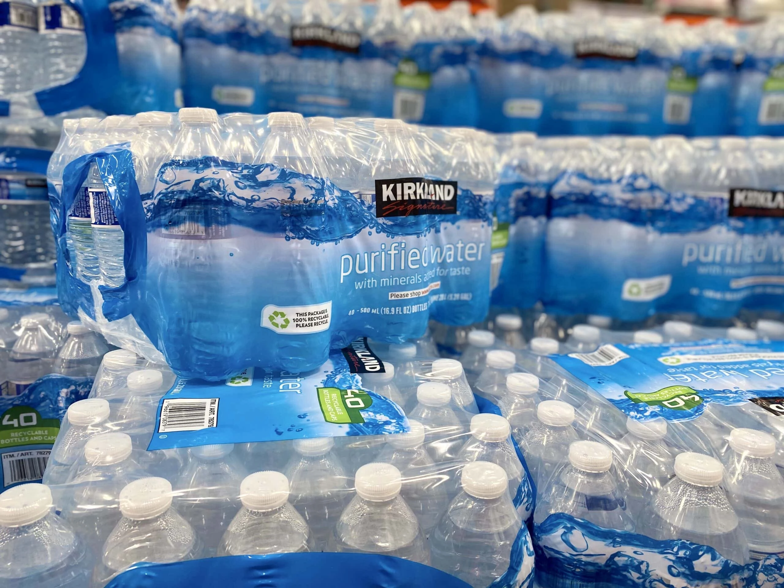 Costco 40 Pack Water Price Kirkland Signature Natural Spring Water Costco 40 Pack Water Price Kirkland Signature Natural Spring Water
