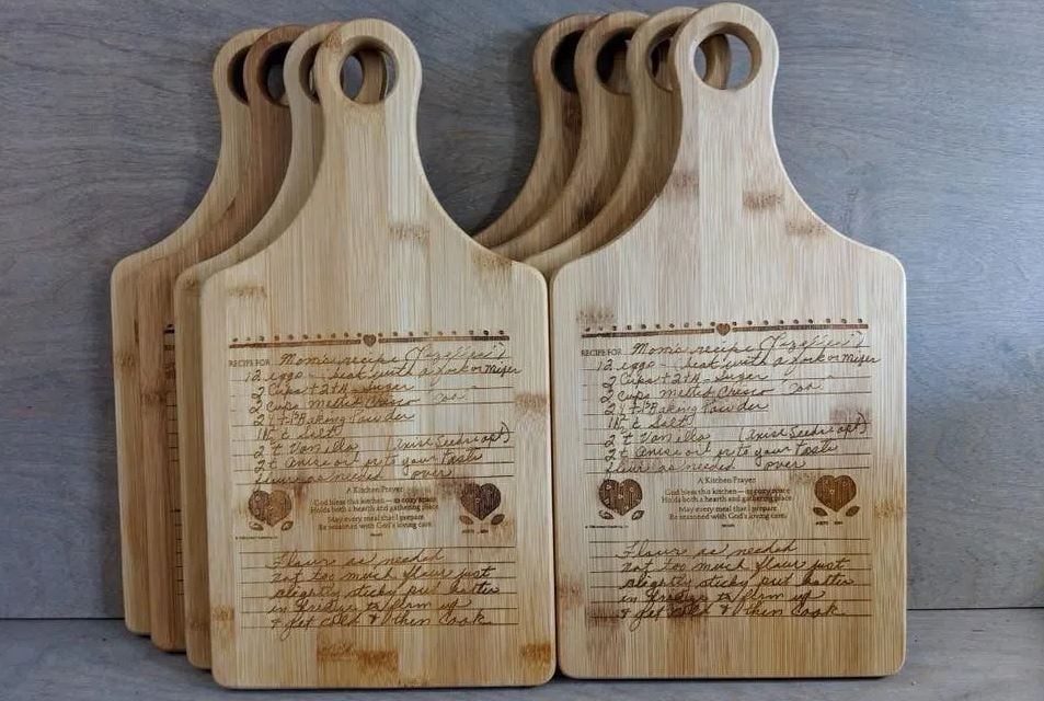 recipe cutting board