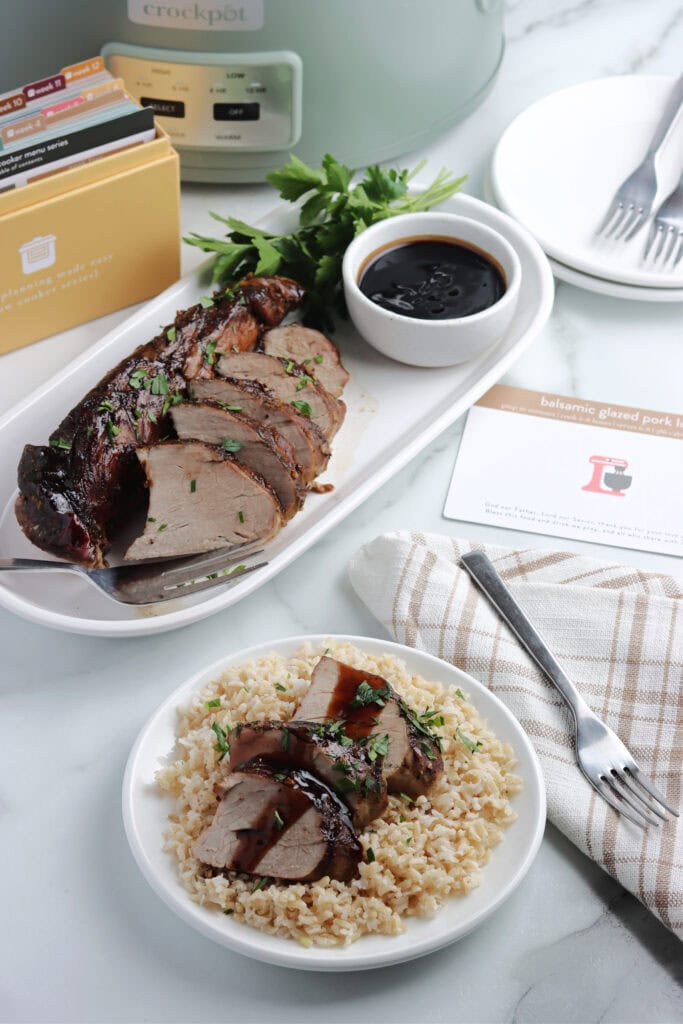 Balsamic Glazed Pork Tenderloin 