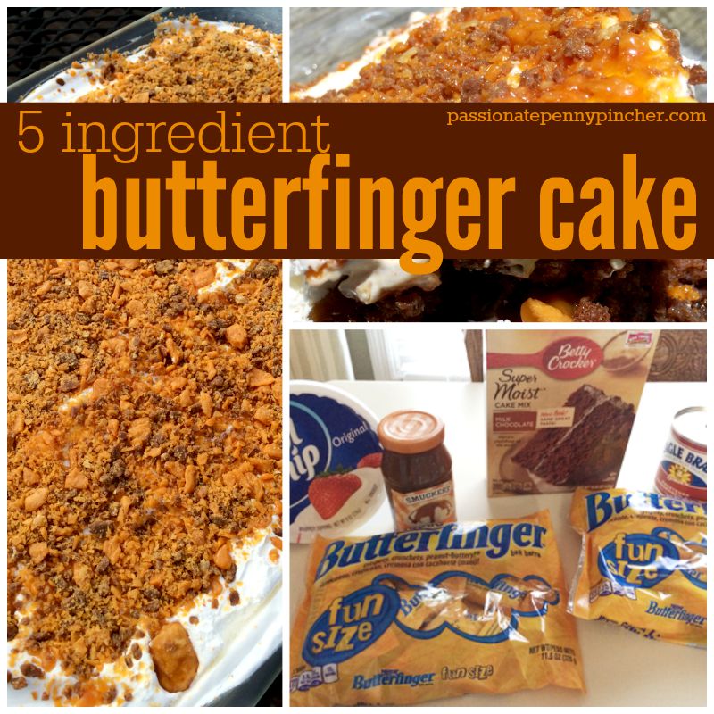 Butterfinger dessert cake