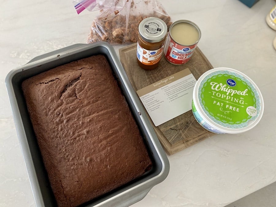 Butterfinger Cake Ingredients