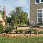 Backyard before and after