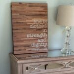 diy butcher block sign