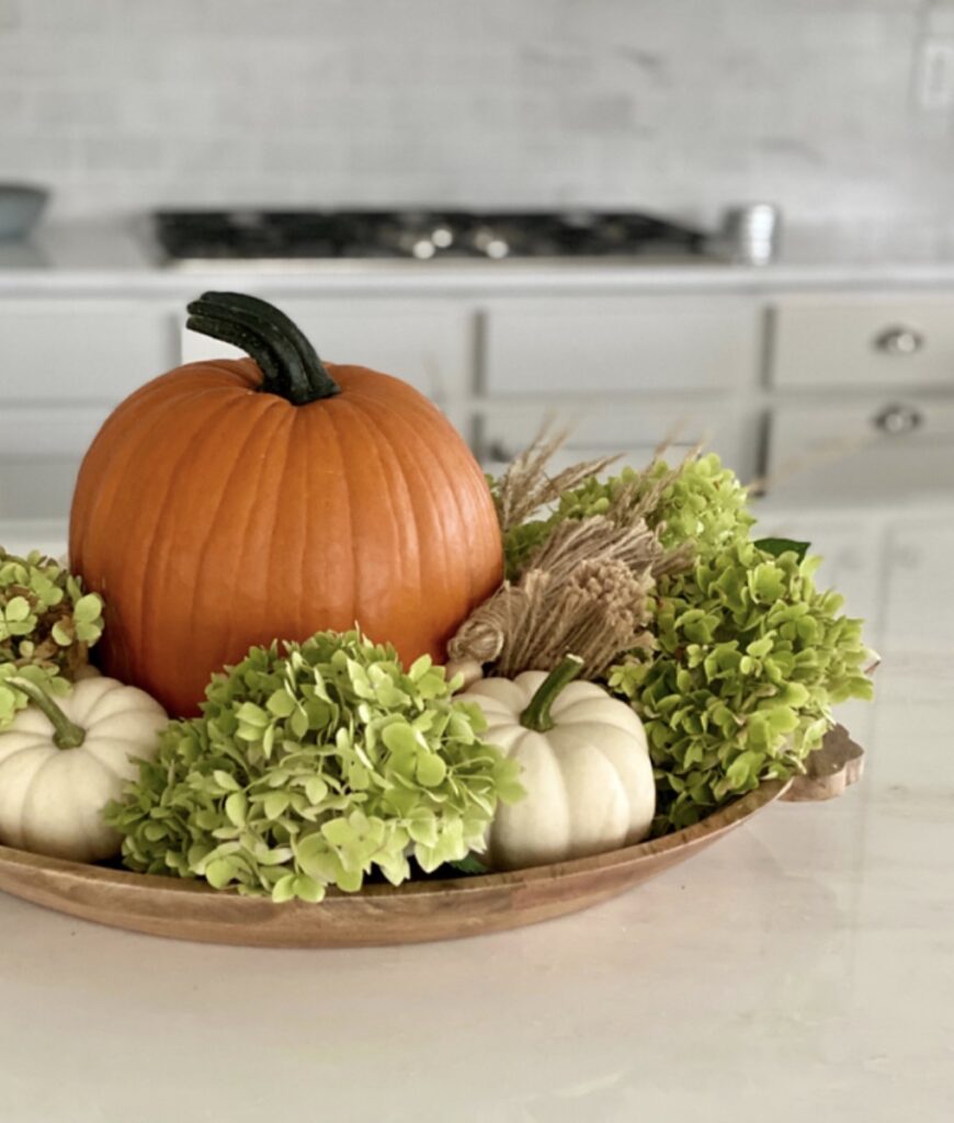Cheap Fall Decor with Pumpkins