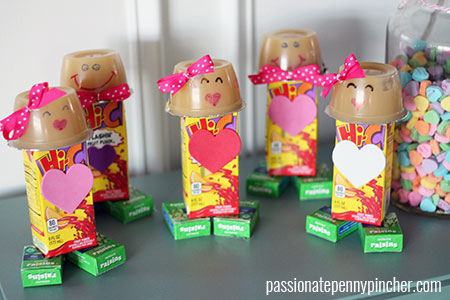 Robot Valentine Juice Boxes