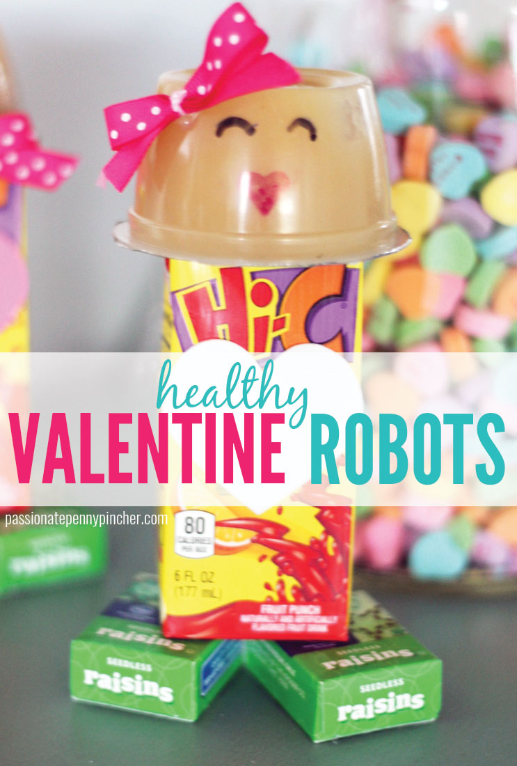 Robot Valentine Treats for the Classroom 
