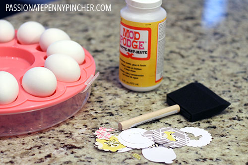 How to make Mod Podge Eggs