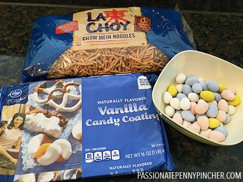 Easter Nest Ingredients