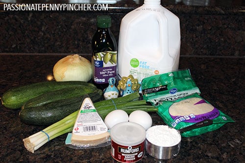Zucchini Quiche Recipe Ingredients