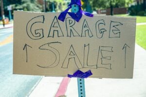 garage sale tips
