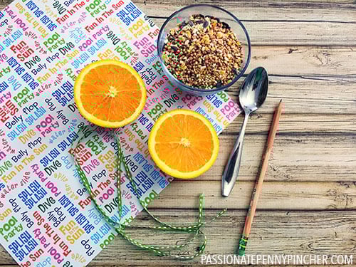 Orange Bird Feeder Supplies