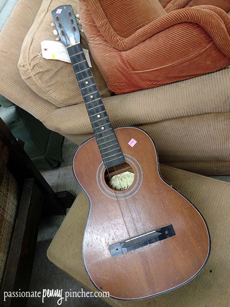 thrift store guitar 