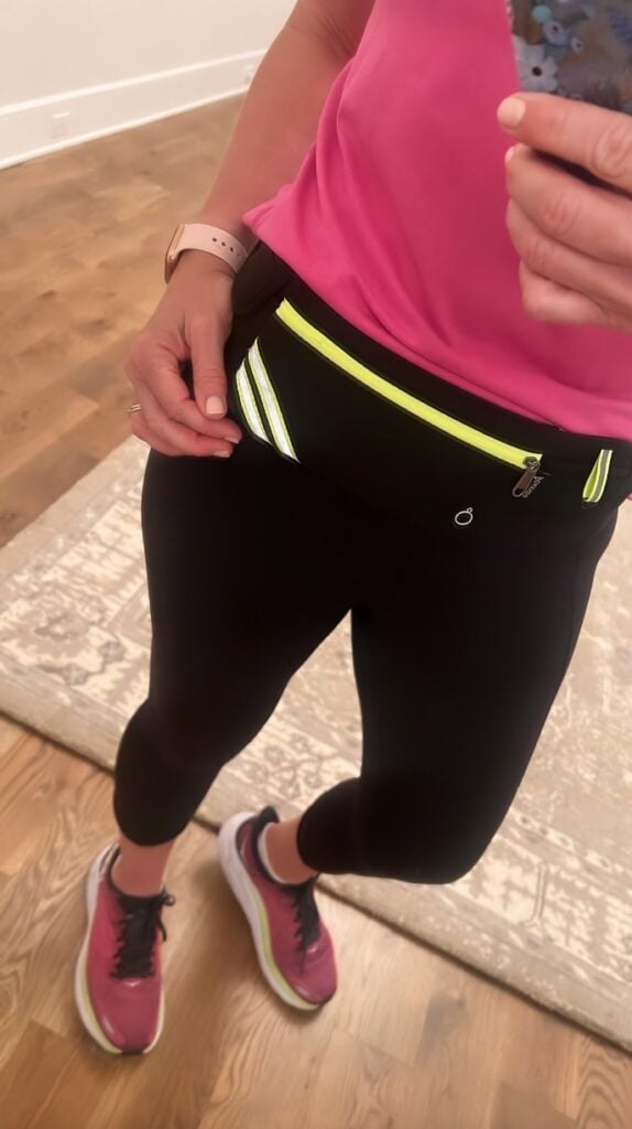 Slim Reflective Running Belt running belt
