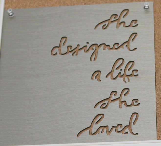 She Designed A Life She Loved on Peg Board