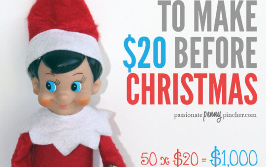 50 Ways To Make $20 Before Christmas {50x$20=1,000 earned}