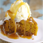 Sticky Caramel Pumpkin Cake