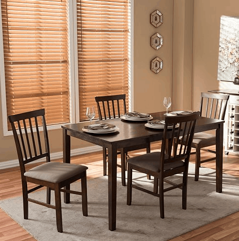Baxton Studio Tiffany Modern Dining 5 Piece Set Baxton Studio Tiffany Modern Dining 5 Piece Set