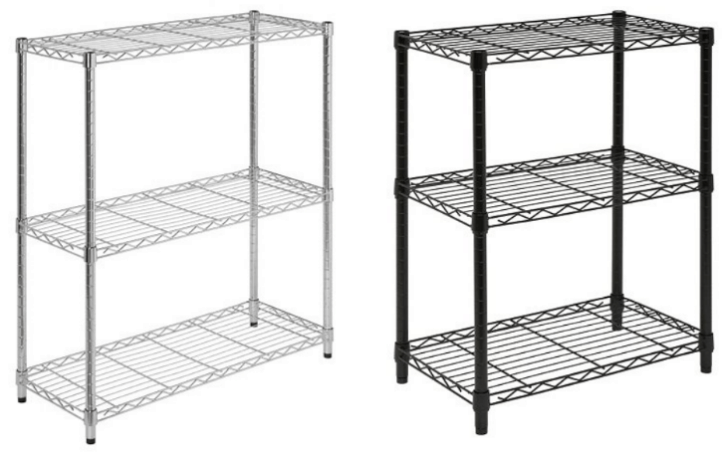 Honey-Can-Do 3 Tier Chrome Shelving Units