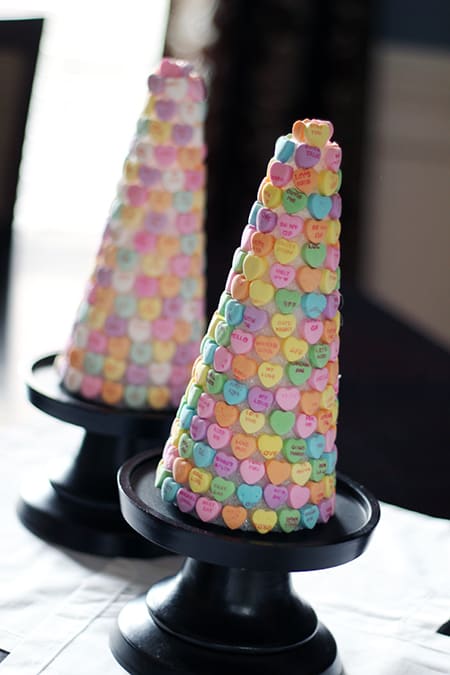 DIY Dollar Tree Valentines Crafts Candy Heart Tree