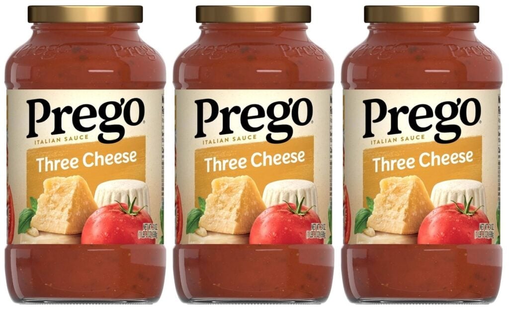 Prego Three Cheese Sauce Prego Three Cheese