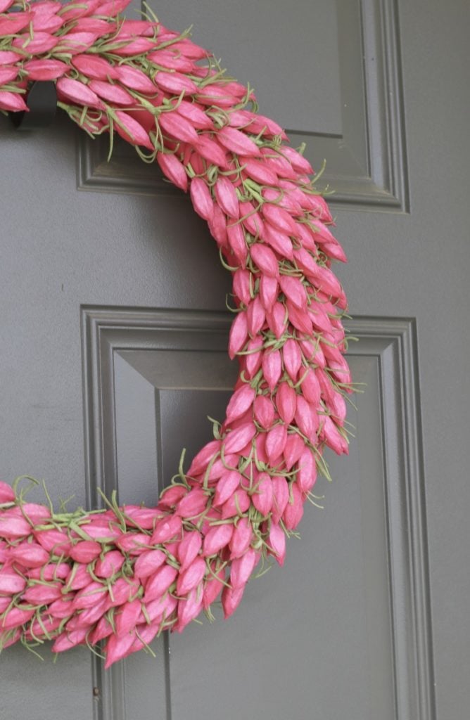 DIY Spring Wreath with Tulips